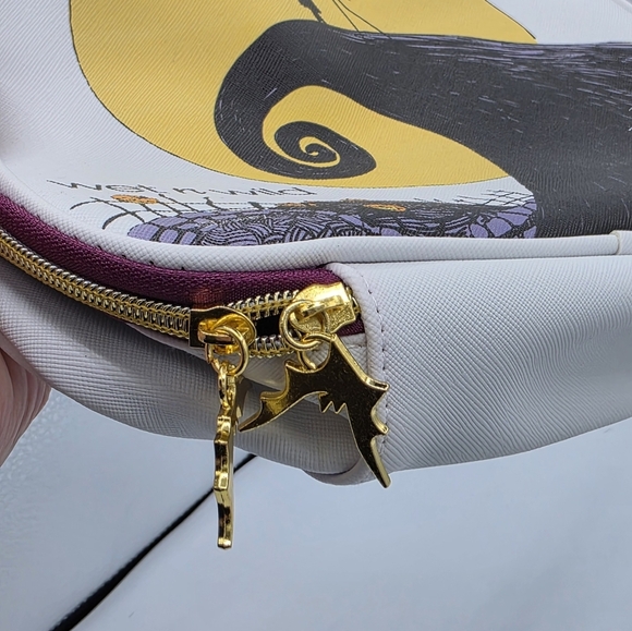 Wet n Wild x Nightmare Before Christmas White Yellow Purple Makeup Bag - Picture 4 of 7